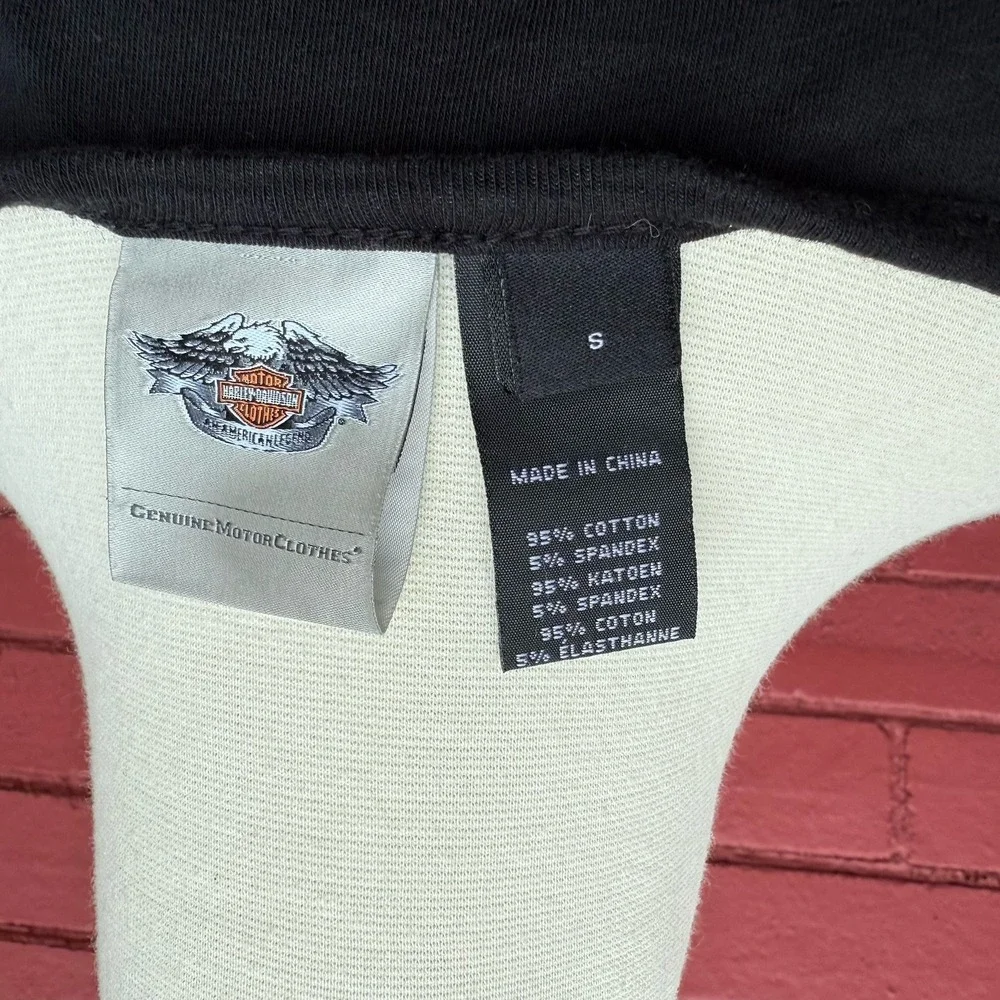 Harley Davidson Live‎ To Ride Shirt Womens Size Small Biker Grunge Punk Spellout